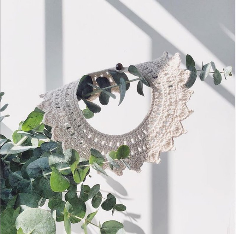 POPOPB 领子饰物 INNOCENT – BEIGE CREAM - 亲子装 - 羊毛 