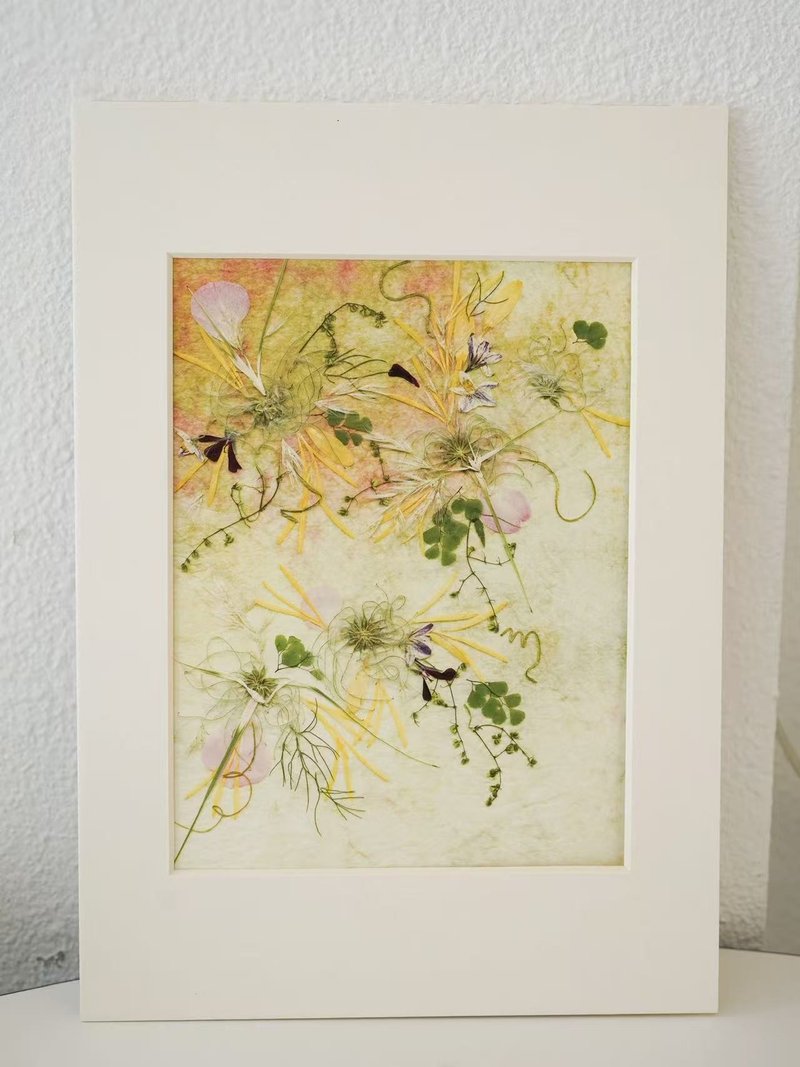 ŽIRAFA【青霭旋影】焰火押花作品艺术微喷画家居装饰画芯 - 海报/装饰画/版画 - 纸 多色