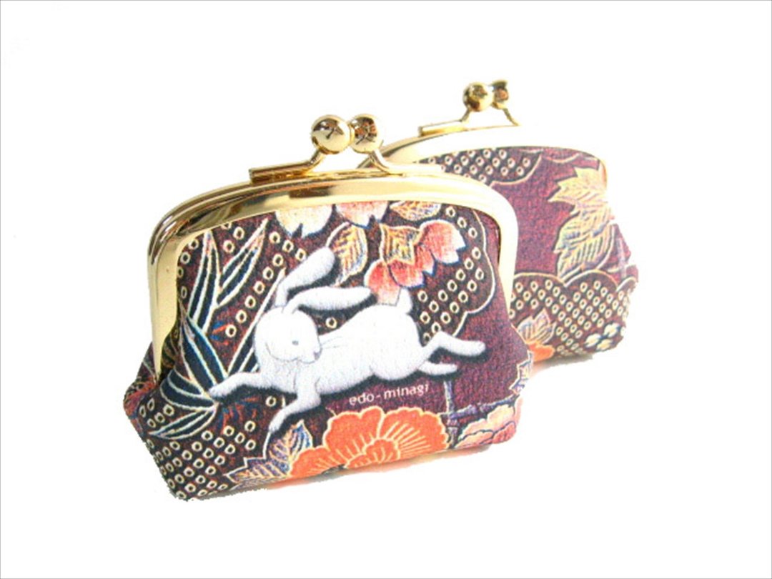 Rabbit coin purse with coin purse for wine - 零钱包 - 真皮 