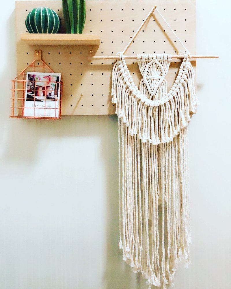 双层编织 波西米亚流苏串珠客厅卧室装饰挂饰壁挂挂毯 - 墙贴/壁贴 - 棉．麻 