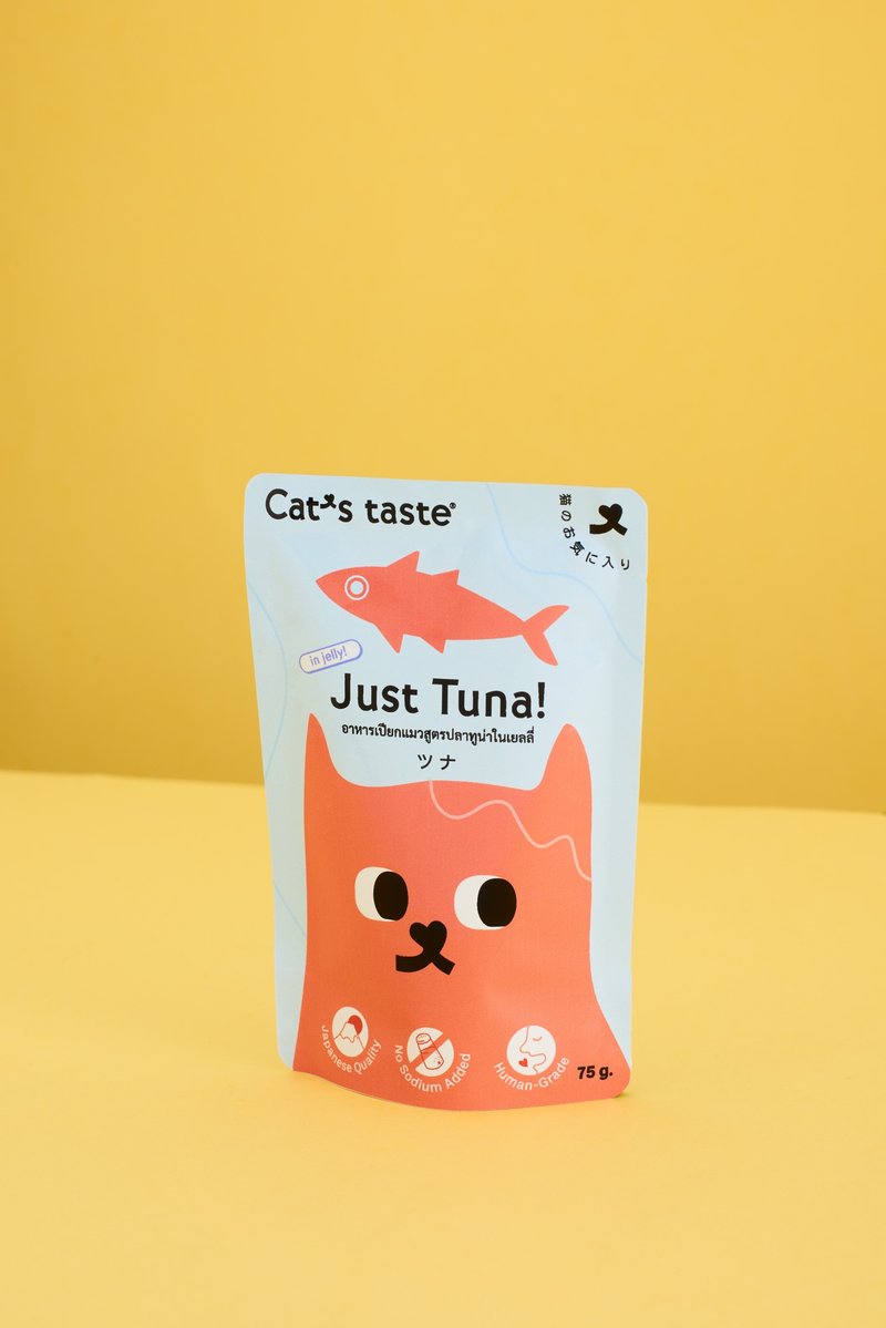 Cat's Taste吞拿鱼啫喱湿猫粮 - 猫罐头/鲜食 - 新鲜食材 