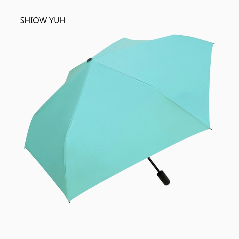 夏日马卡龙系列  缓冲式自动伞 全遮光黑胶 抗UV防晒遮阳防风伞 - 雨伞/雨衣 - 防水材质 