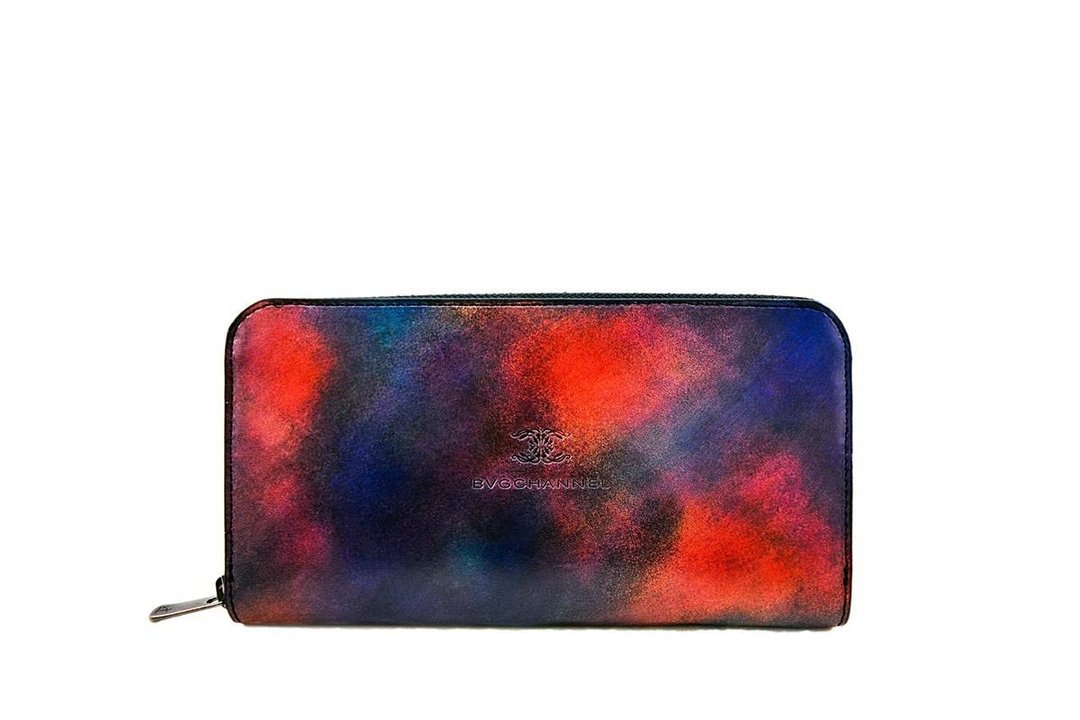 ACROMO Zip Around Wallet - 皮夹/钱包 - 真皮 多色