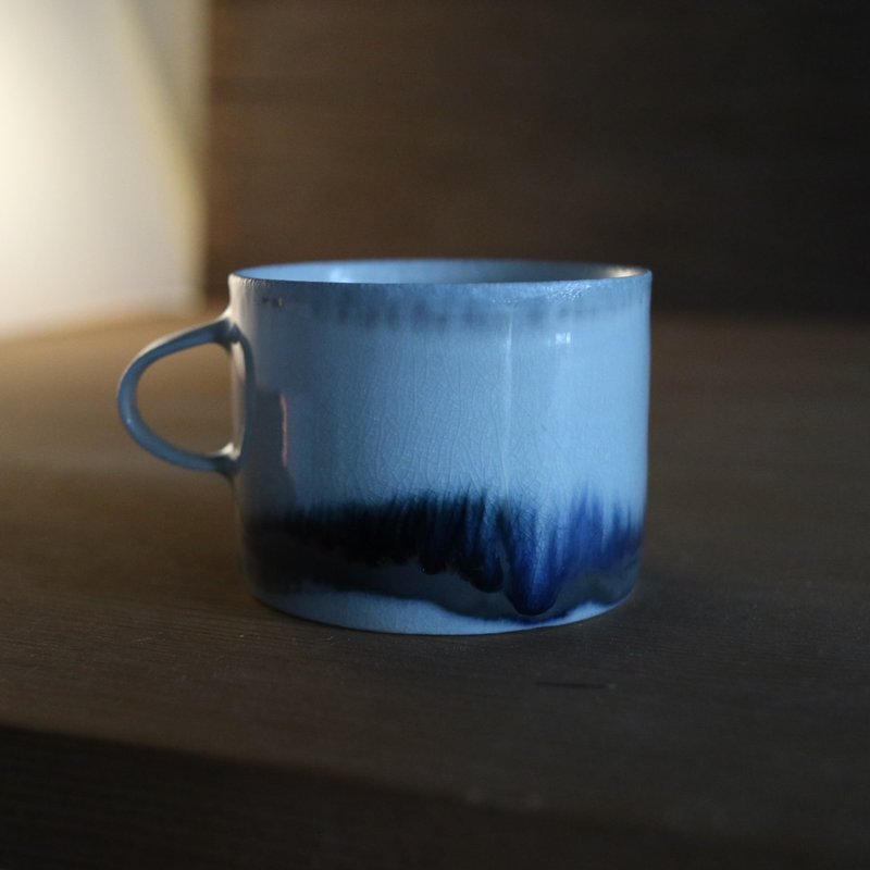 冰裂・柴烧咖啡杯 - 咖啡杯/马克杯 - 瓷 白色