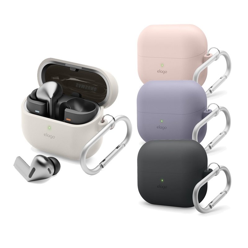 三星Galaxy Buds 3 / 3 Pro 抗震硅胶防摔保护壳 - 耳机收纳 - 硅胶 多色