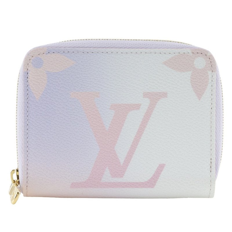【日本直送】路易威登 LOUIS VUITTON Spring in the City 零钱包 Sunrise Pastel 拉链 M81388 紫色 女款【二手】 - 零钱包 - 人造皮革 粉红色