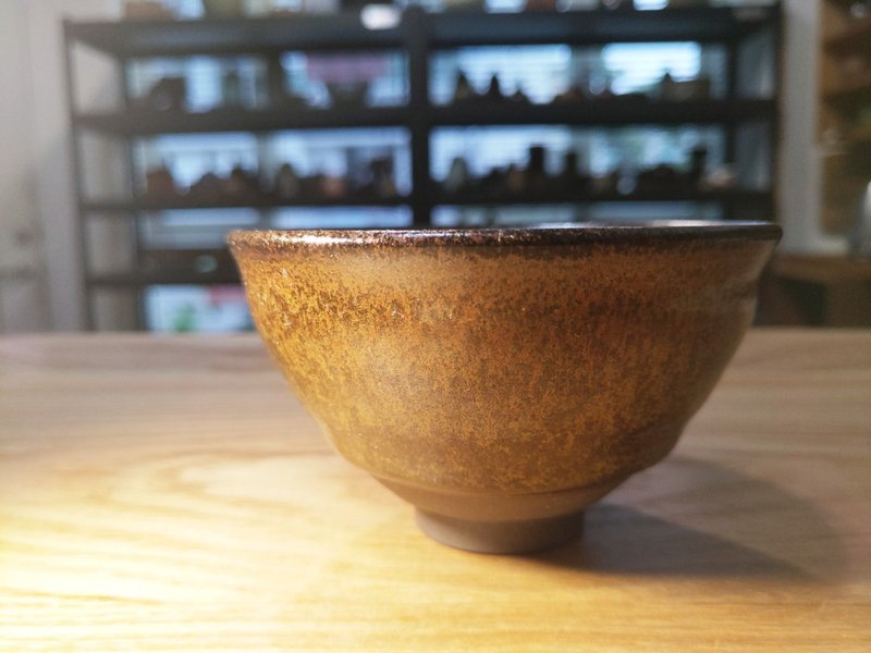 手作陶杯 | 天目 茶盏 还原烧 - 茶具/茶杯 - 陶 咖啡色