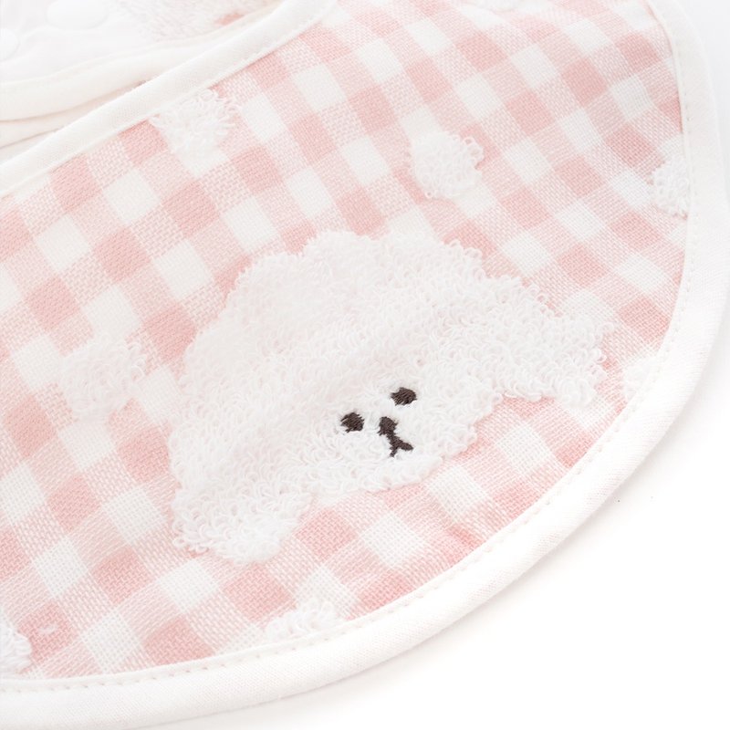 日本今治Hartwell-COCO口水巾(22*26)-粉 - 被子/毛毯 - 棉．麻 粉红色