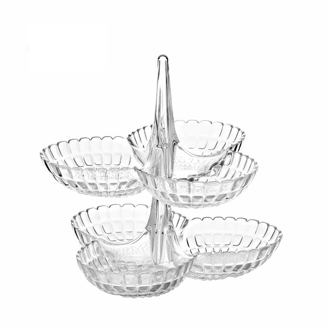 Tiffany系列-双层三格盘- 原厂彩盒 - 盘子/餐盘/盘架 - 塑料 透明