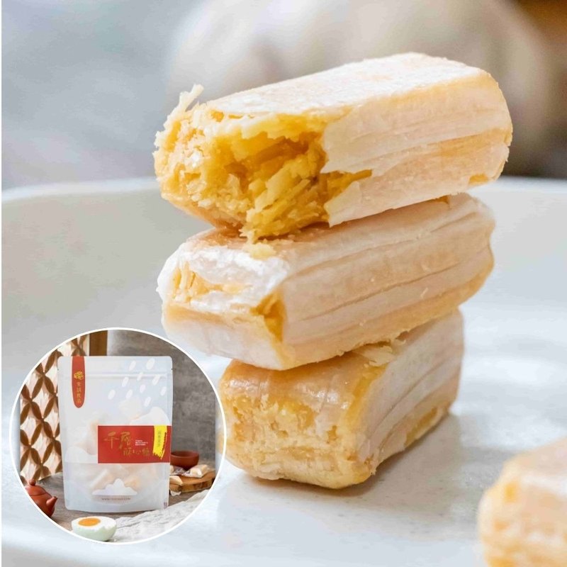 手工千层娃娃酥心糖 蒜香金沙 - 零食/点心 - 其他材质 