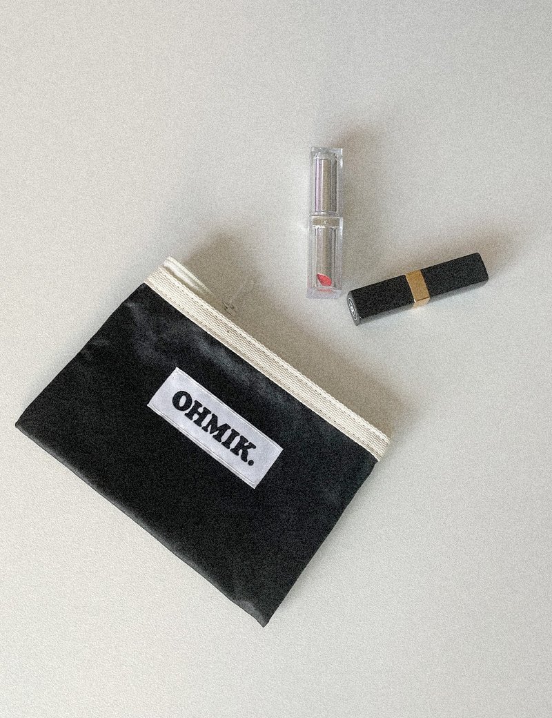 零钱包 001 午夜黑 - 其他 - 棉．麻 黑色