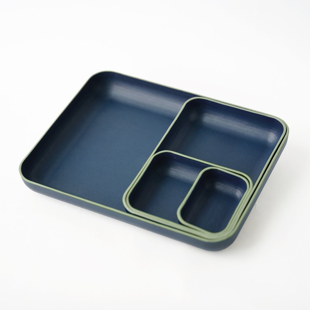 吐司托盘 －Toast tray / 荷绿款 - 戒指 - 真皮 多色
