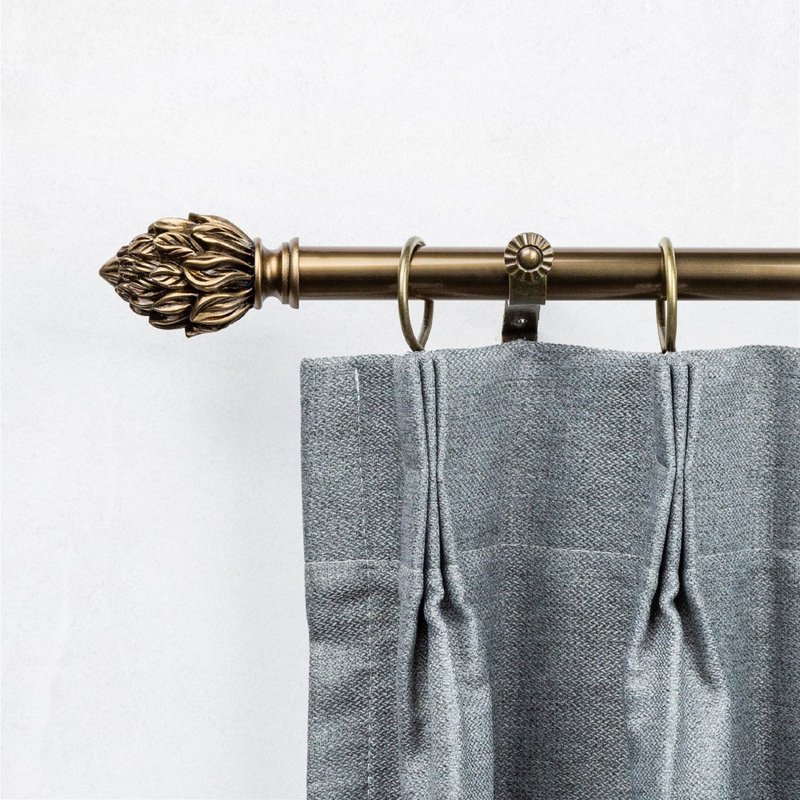 捷安家饰Home Desyne│MIT│20.7mm│优雅火花│伸缩窗帘杆架│24 - 门帘/门牌 - 其他金属 金色