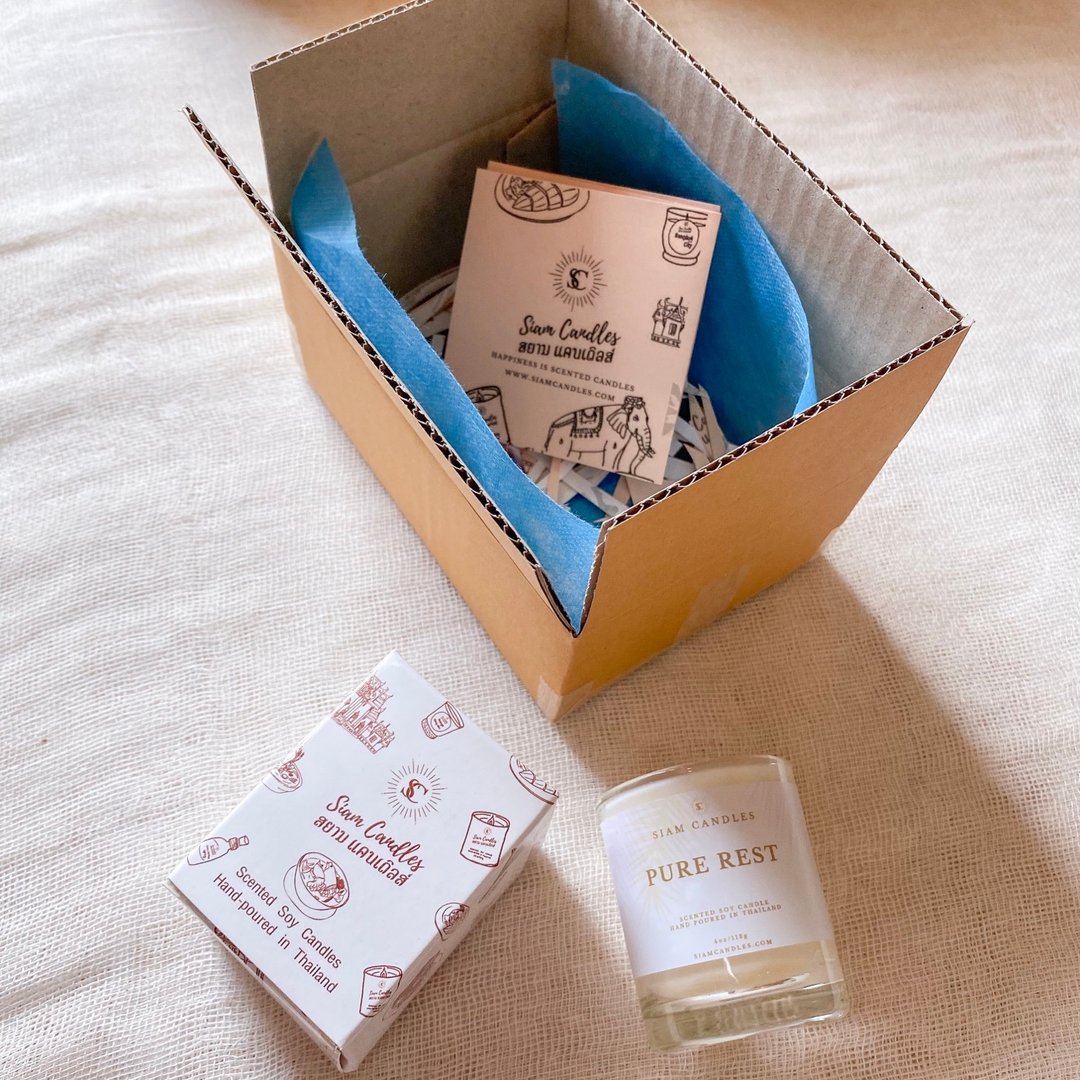 Siam Candles Mystery Box - 蜡烛/烛台 - 其他材质 白色