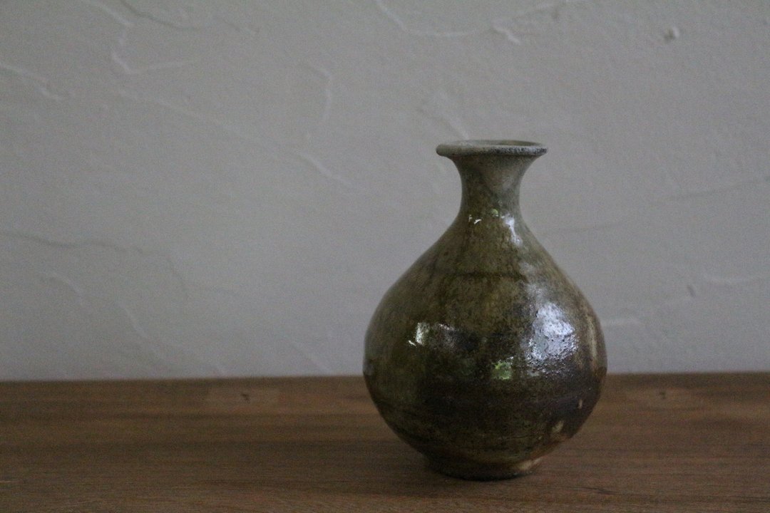 Straw ash glaze Taketoshi - 酒杯/酒器 - 陶 咖啡色