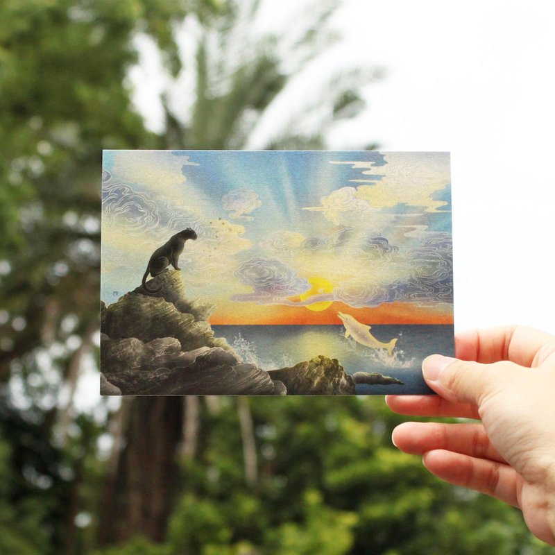 丛林找Jungle Find 【丛林觅境系列】花莲石梯坪明信片 - 卡片/明信片 - 纸 多色