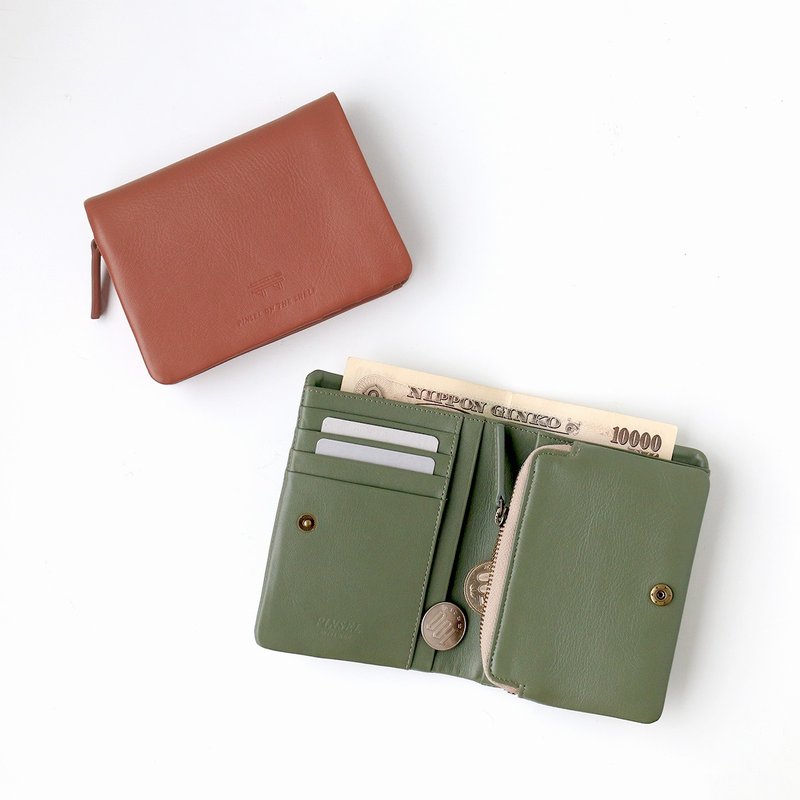 pinsel wallet : 橄榄绿 - 皮夹/钱包 - 真皮 绿色