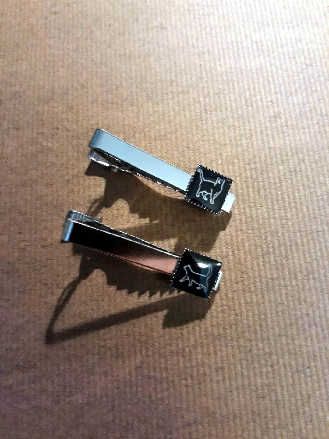 日常的猫 领带夹 Tie Clips - 领带/领带夹 - 其他金属 银色