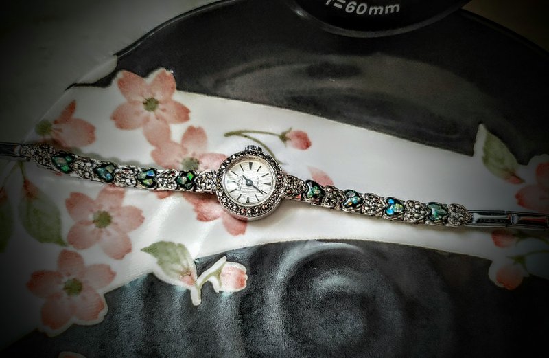 1960年代 INCABLOC OPAL 防震型手上链机械表 - 女表 - 半宝石 