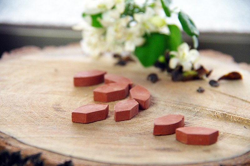 三和瓦窑－DIY零件1/12圆柱砖8颗入-不含水泥(定制化.积木,礼物,文具,抱枕，可砌盆栽) - 其他 - 其他材质 咖啡色