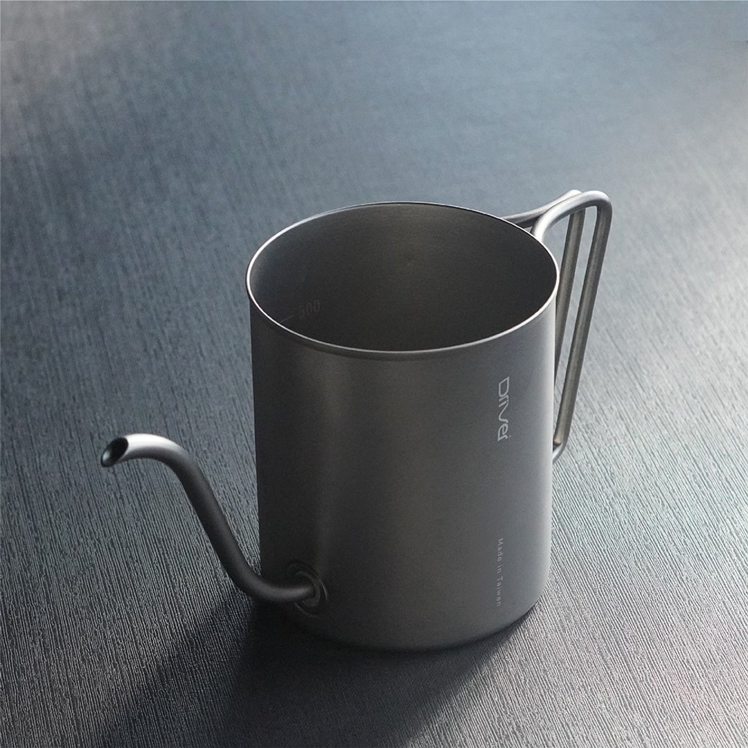 可拆式壶嘴丨 Driver 快拆咖啡手冲壶 600ml - 咖啡壶/周边 - 不锈钢 绿色