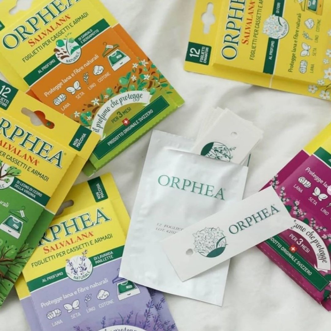 ORPHEA欧菲雅 衣物环境保护片5种味道-全面取代樟脑丸 - 衣物清洁 - 纸 白色