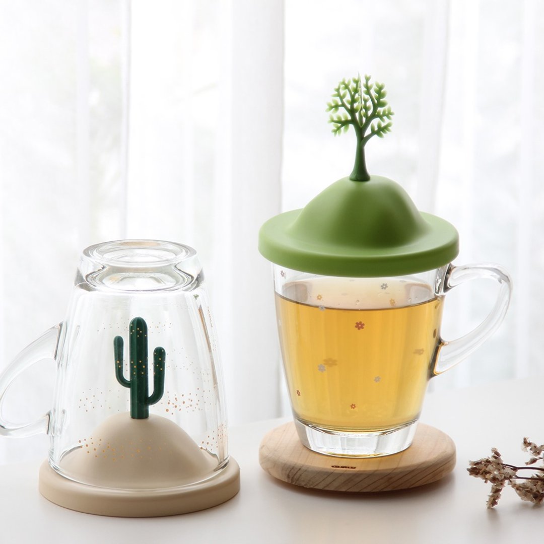 24H 快速出货 | QUALY 四季玻璃杯 (春/夏/秋/冬) - 茶具/茶杯 - 玻璃 多色