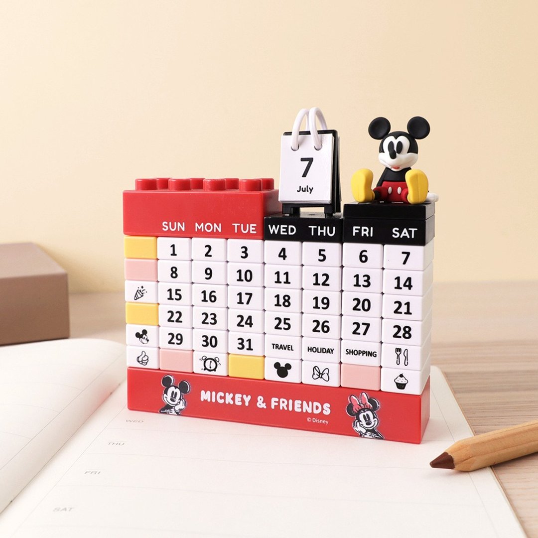 迪士尼米奇万年历-正版授权 Mickey Mouse DIY公仔月历 - 年历/台历 - 其他材质 多色
