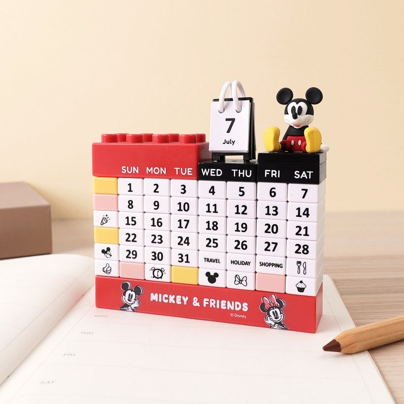 迪士尼米奇万年历-正版授权 Mickey Mouse DIY公仔月历 - 年历/台历 - 其他材质 多色