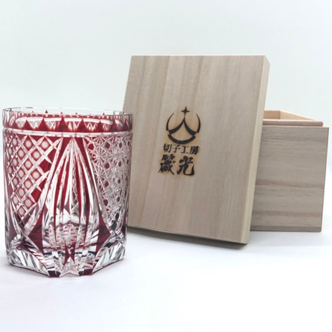 Tamayarai 和菊花岩石玻璃 - 茶具/茶杯 - 玻璃 