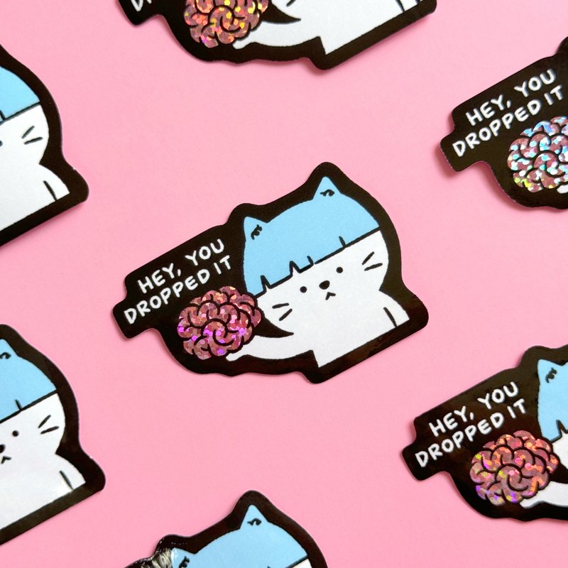 镂空贴纸 - You Dropped It - 贴纸 - 防水材质 