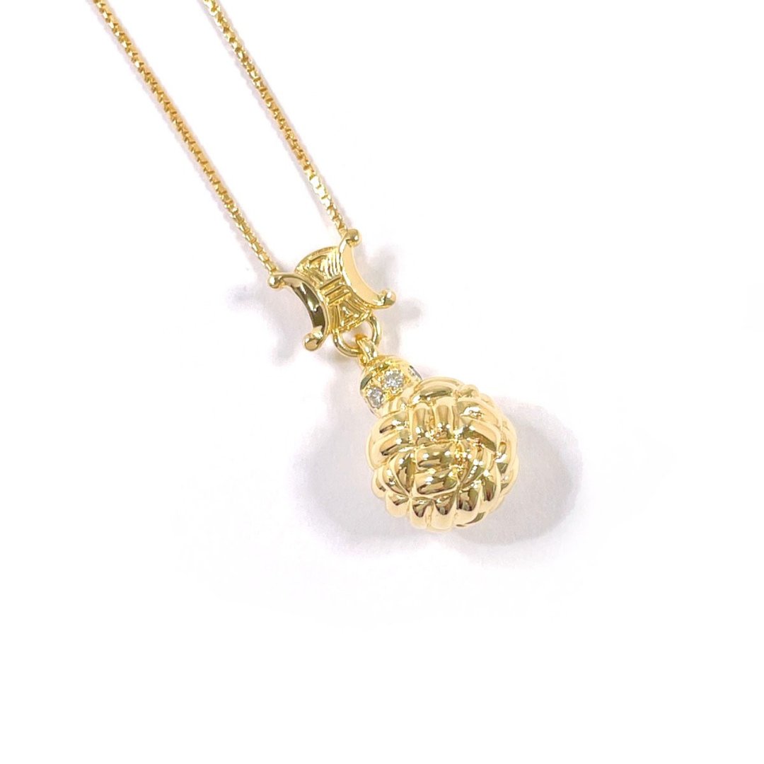 【日本直运．二手美品】 સ
CELINE (思琳) 项链 Triomphe (凯旋门) 18K સુવર્ણ /
ચમક
金色 珠宝 - 项链 - 贵金属 金色
