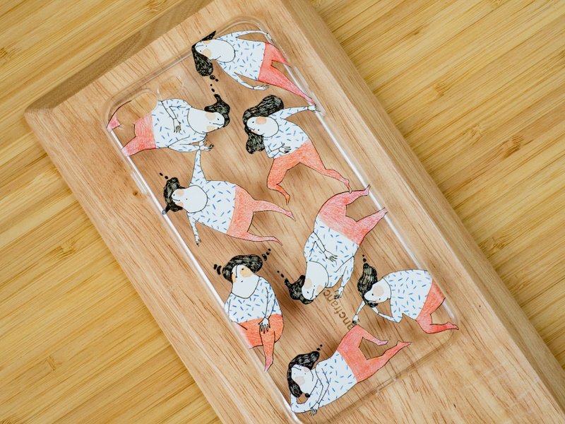 滚来滚去 | 透明手机壳 iPhone 软胶保护套 | dodolulu - 手机壳/手机套 - 塑料 透明