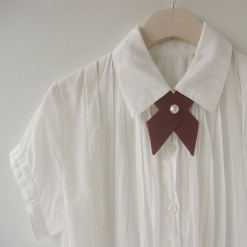 wine crosstie,necktie,bow ties for woman - 领结/领巾 - 其他材质 红色