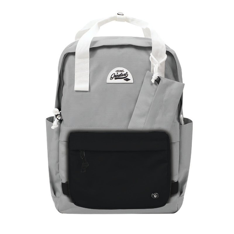 Grinstant混搭可拆组式15.6寸后背包 - 梦幻系列 (浅灰配黑色) - 后背包/双肩包 - 聚酯纤维 灰色