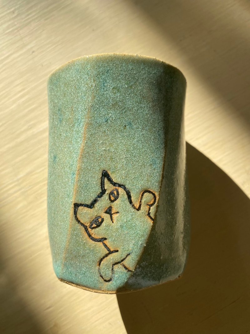 杯-猫星人手感杯 - 其他杯子 - 陶 