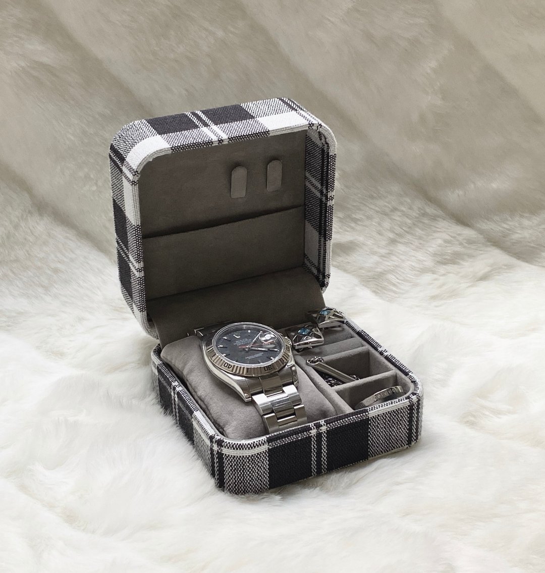 Watch and Accessories Box (Phakaoma) - 其他 - 棉 黑色