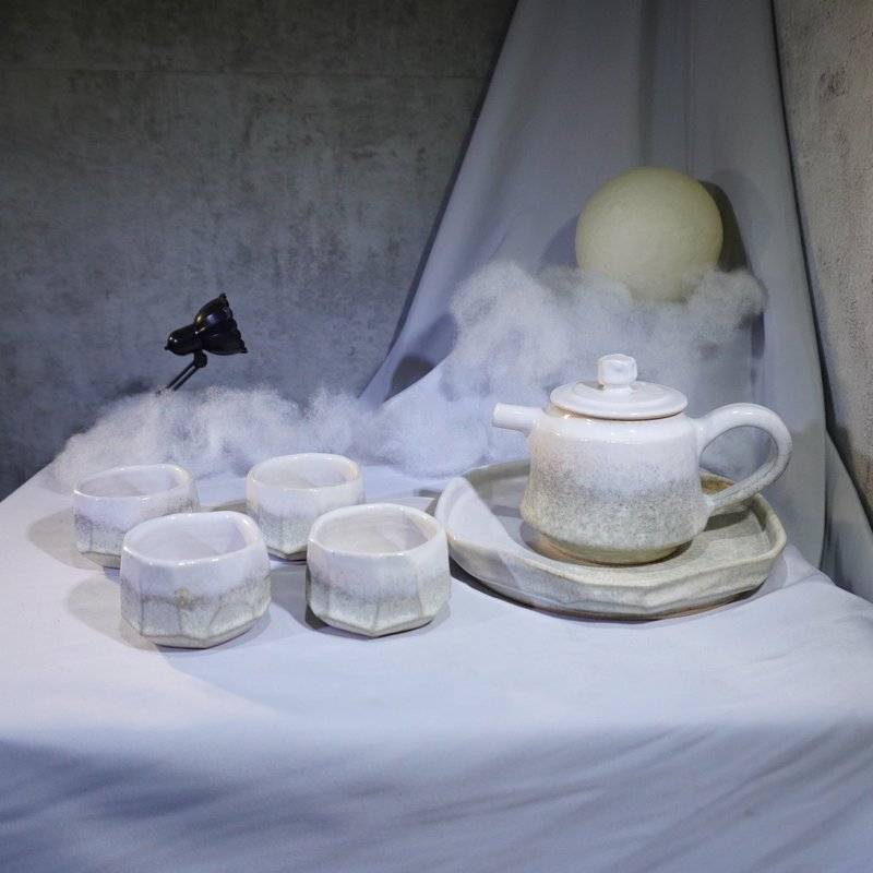 猫柳茶具组 - 茶具/茶杯 - 陶 多色