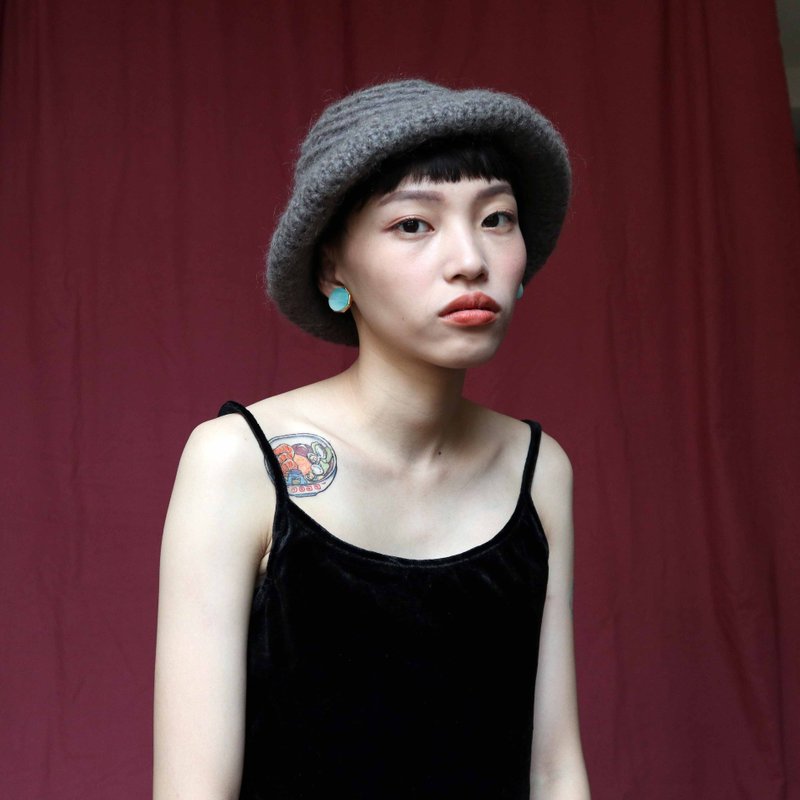 南瓜Vintage。古着毛线帽 - 帽子 - 其他材质 