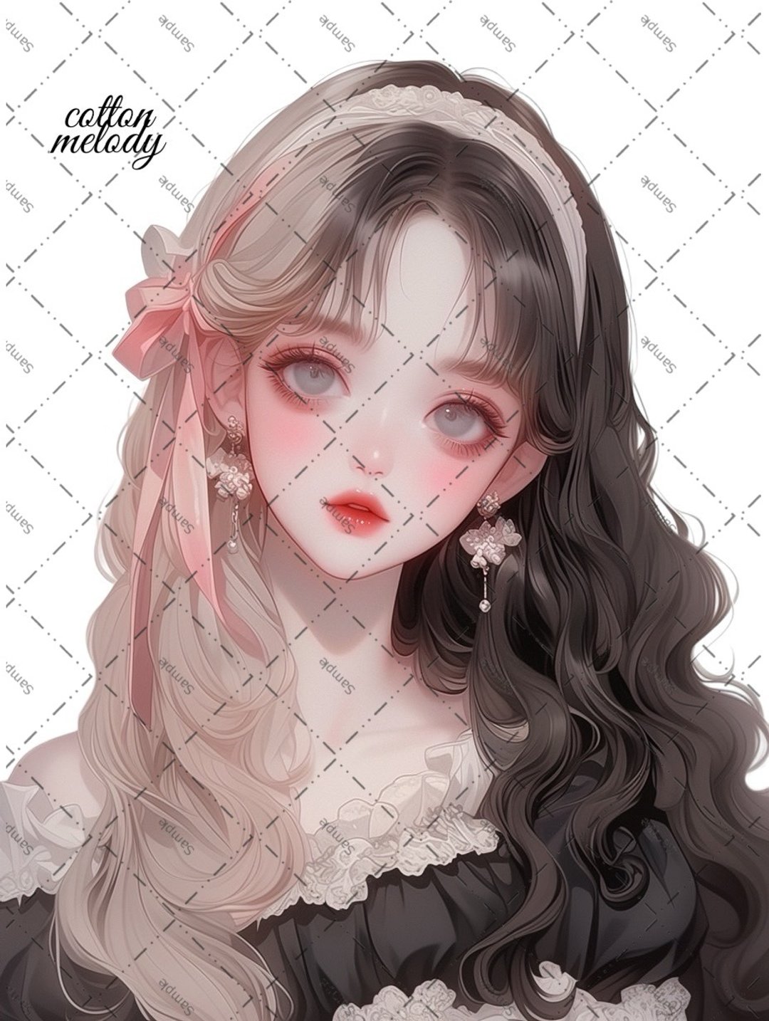 原创贴纸 no.1675 人物贴纸 原创贴纸 人物贴纸 女孩贴纸 原创人物贴纸 - 贴纸 - 纸 