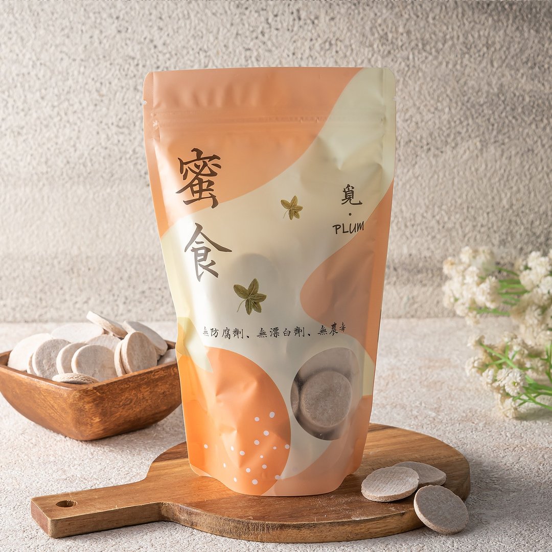 觅食趣【茶粒茶】梅饼(220g) 老少咸宜 软硬适中 零嘴 休闲食品 - 零食/点心 - 新鲜食材 金色