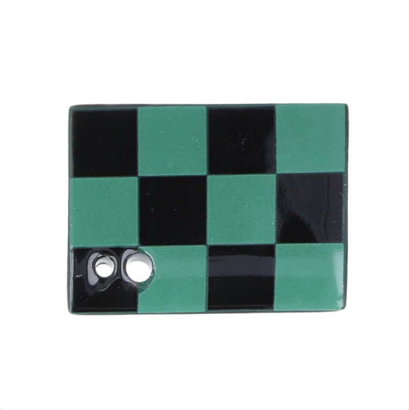 绝版品  季节图案系列香立 市松黑x绿方格(碳治郎) - 其他 - 瓷 