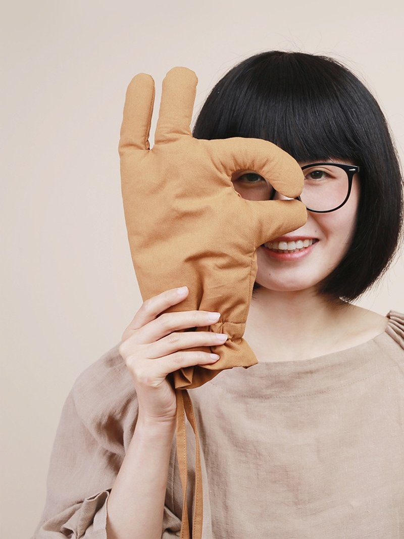 小手便携式包包斜跨手提包手机零钱小女包 - 手提包/手提袋 - 棉．麻 多色