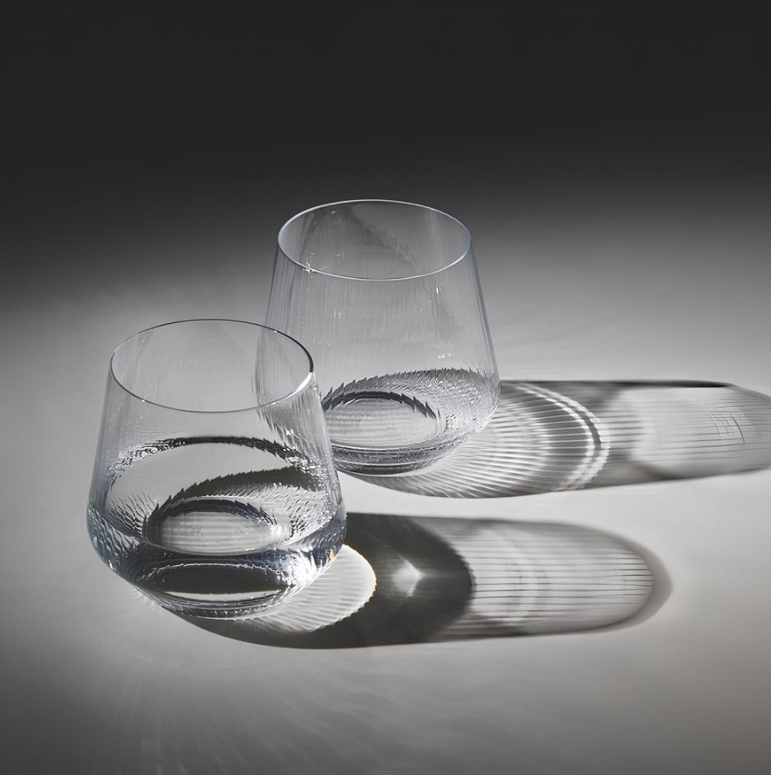 【赠环保购物袋】德国 RITZENHOFF SONNENSCHLIFF 旭日耀眼对杯 - 酒杯/酒器 - 玻璃 透明