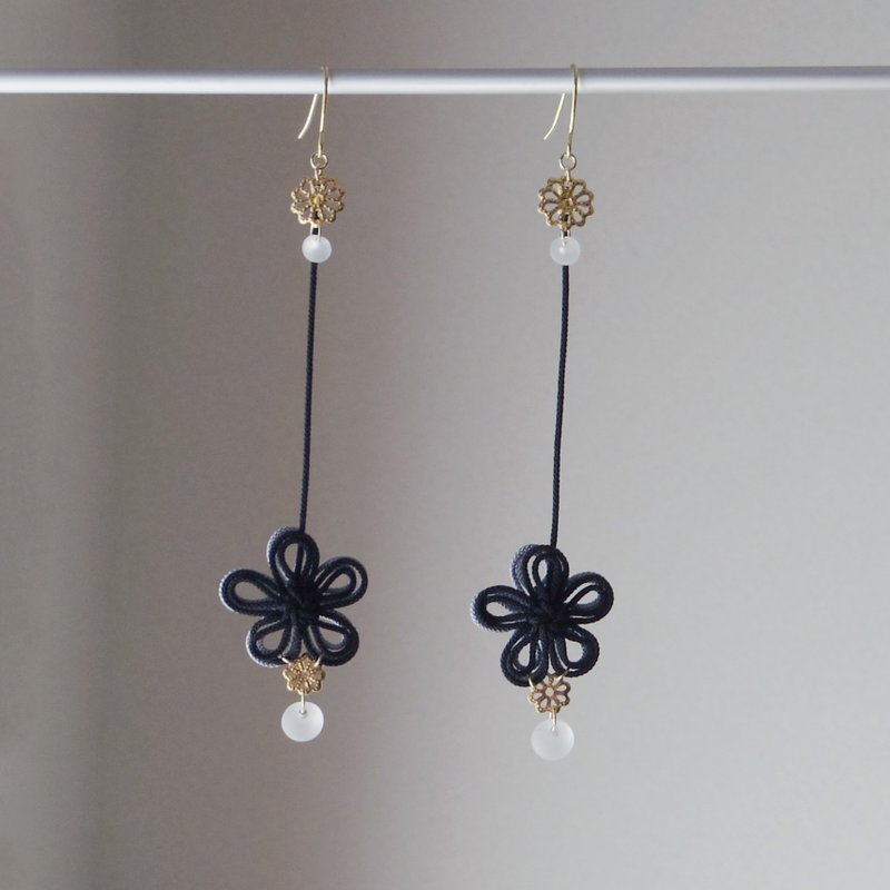 耳夹 喃蓬松 - 耳环/耳夹 - 其他金属 黑色