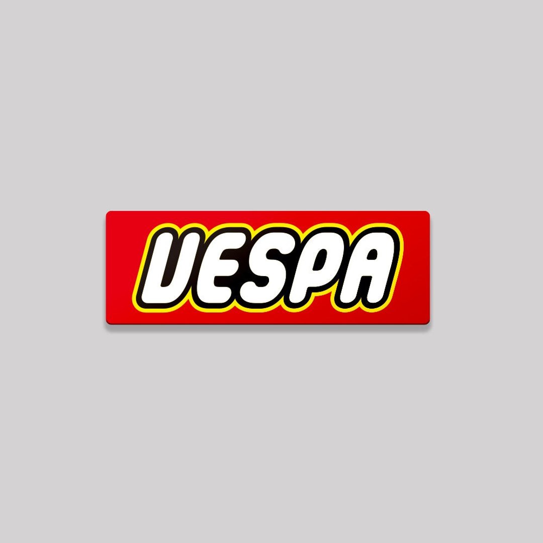 VESPA/TOY/铝牌饰贴 SunBrother孙氏兄弟 - 贴纸 - 铝合金 红色