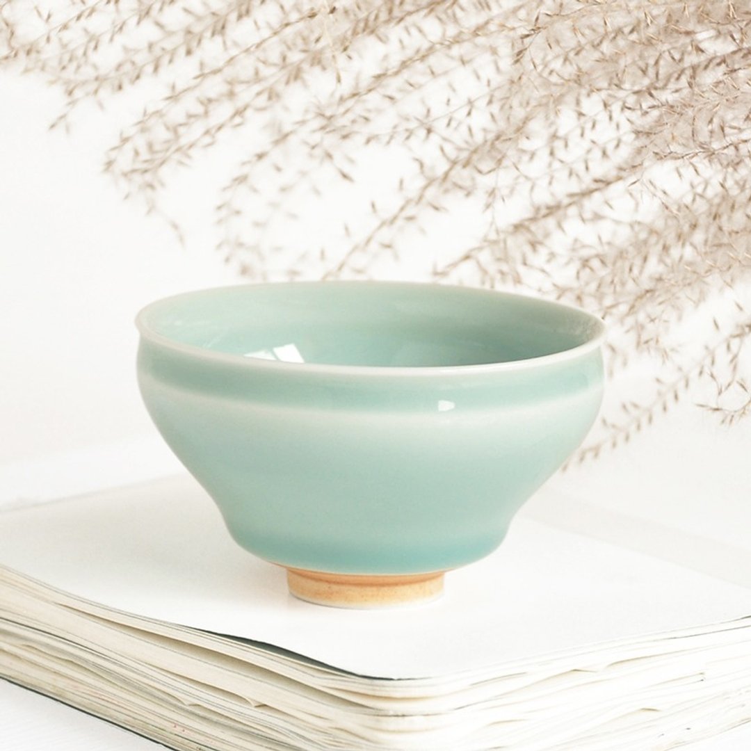 小茶碗 - 青瓷 - 茶具/茶杯 - 瓷 蓝色