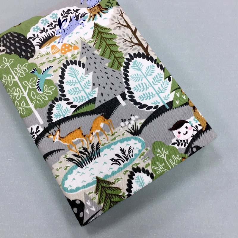 儿福联盟│北欧灰可调式书衣 - 笔记本/手帐 - 棉．麻 灰色