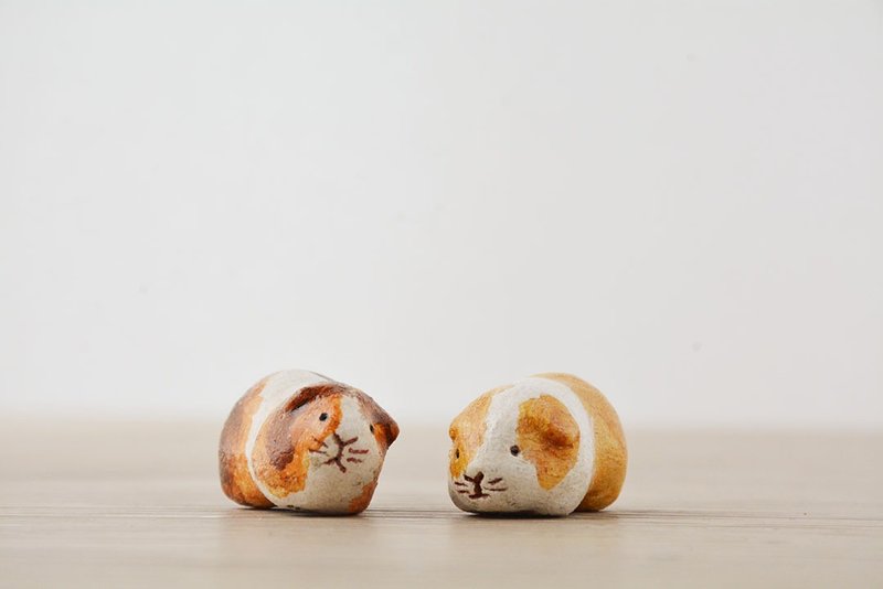 虹霓彩艺Rainbow-neo 雷克斯兔子 天竺鼠 pui pui 摆饰 客定花色 - 摆饰 - 陶 