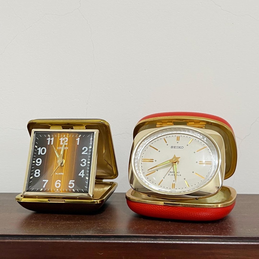 日本精工SEIKO古董旅行发条钟 - 时钟/闹钟 - 其他材质 多色